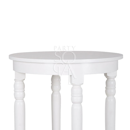 WHITE WOOD COCKTAIL TABLE