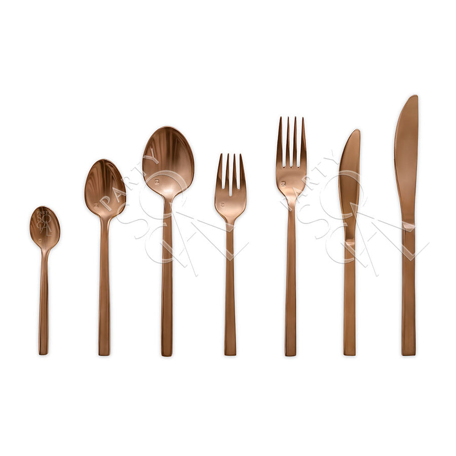 CUTLERY ROSE GOLD ( SET OF 7 PIECE )