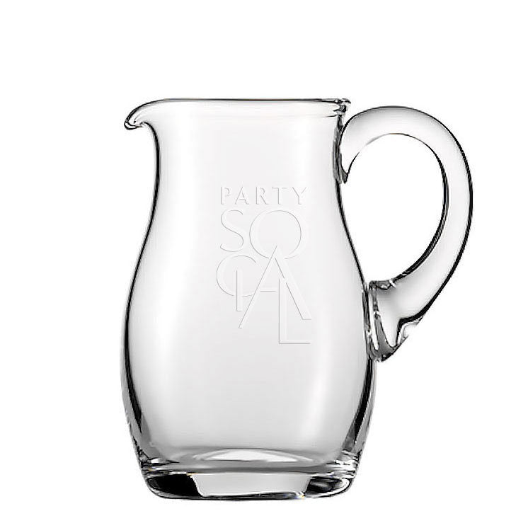 WATER GLASS JUG CURVED