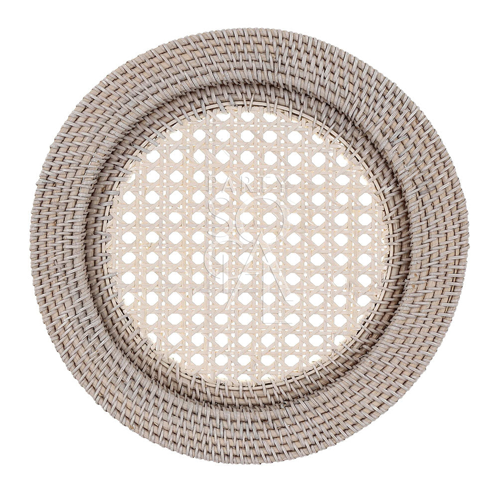 CHARGER PLATE - RATTAN