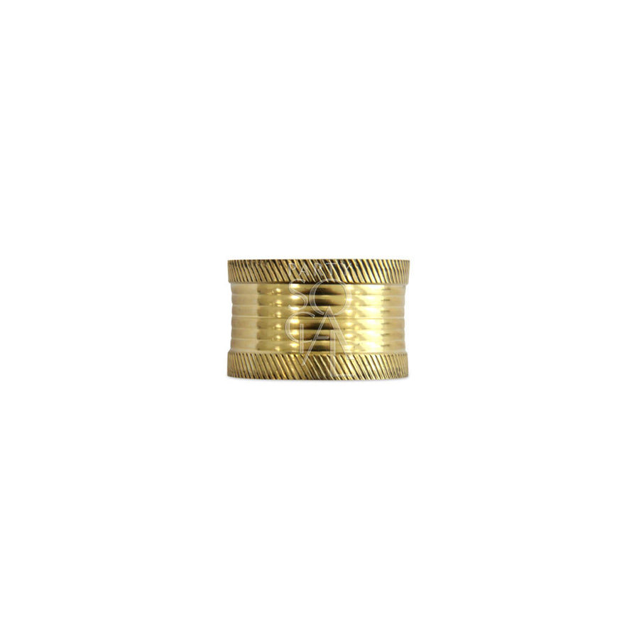 NAPKIN RING - GOLD LINED ROUND