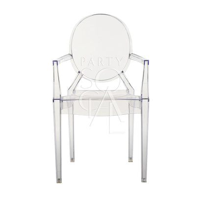 GHOST CHAIR WITH ARMS (LOUIS)
