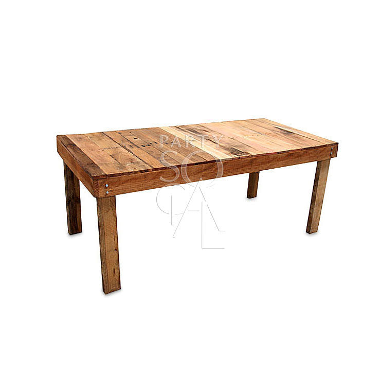 RECYCLED WOODEN DINING TABLE