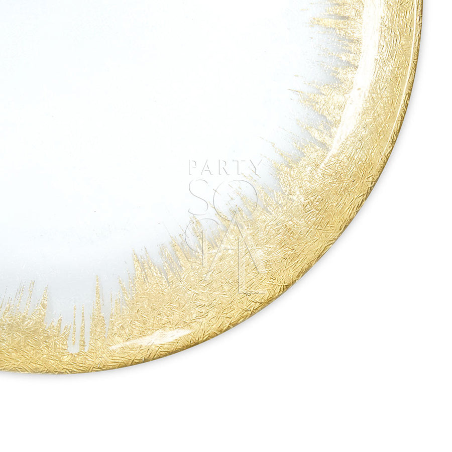 CHARGER PLATE - GOLD SKYLINE